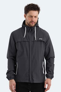 Slazenger - Slazenger HANGA Erkek Antrasit Yağmurluk Slazenger - Slazenger HANGA Erkek Antrasit Yağmurluk