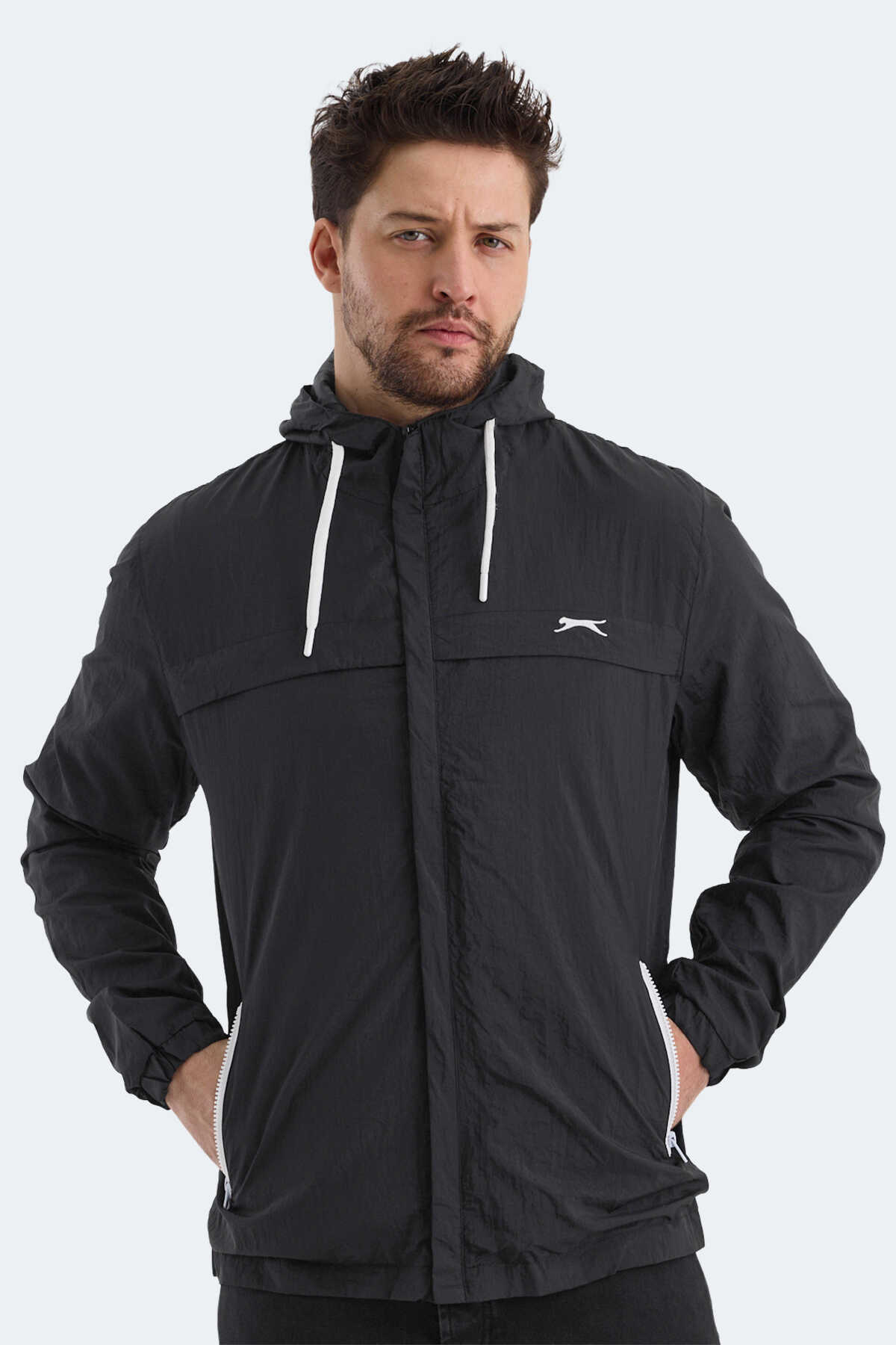 Slazenger HANGA Erkek Siyah Yağmurluk Slazenger HANGA Erkek Siyah Yağmurluk