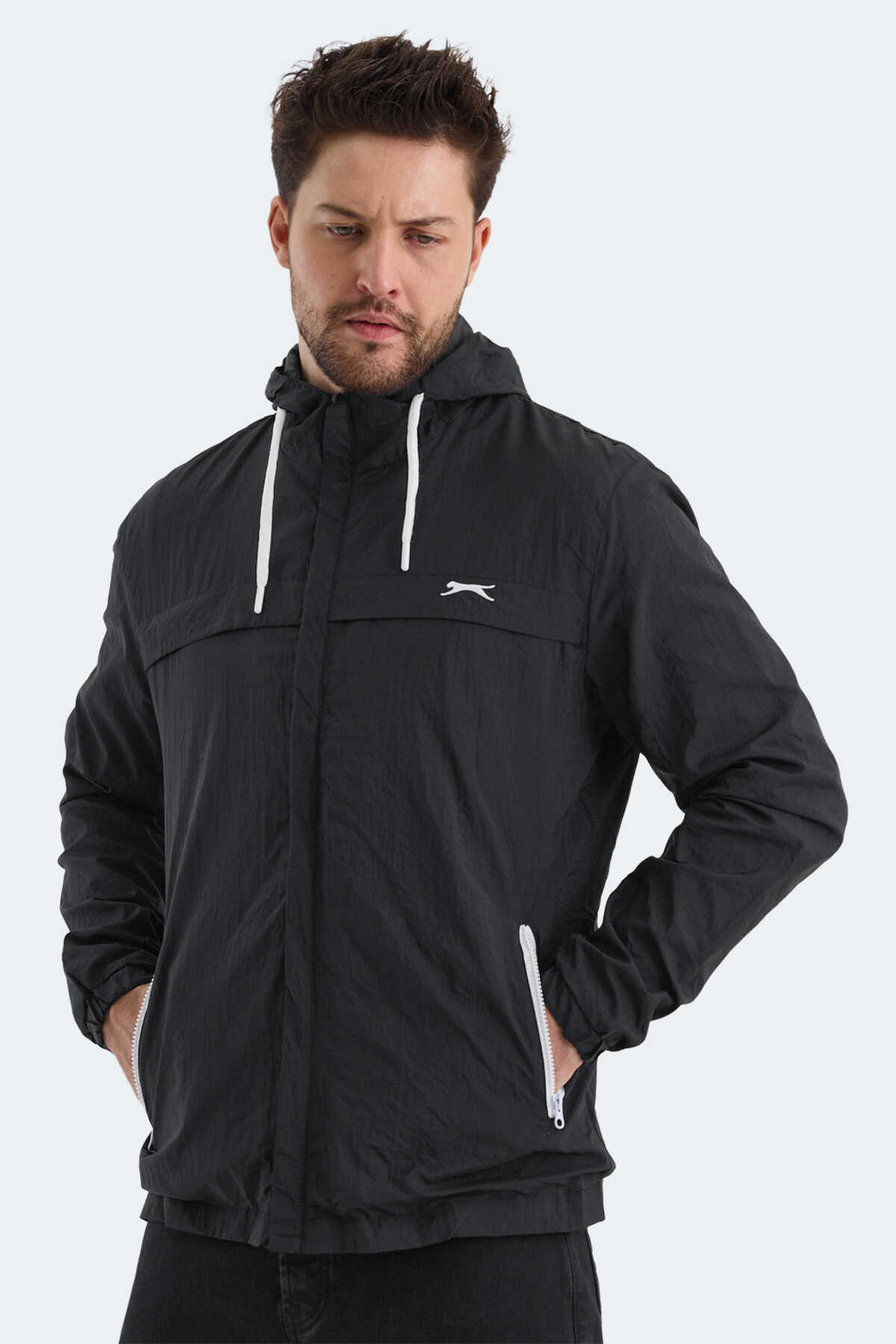 Slazenger HANGA Erkek Siyah Yağmurluk Slazenger HANGA Erkek Siyah Yağmurluk