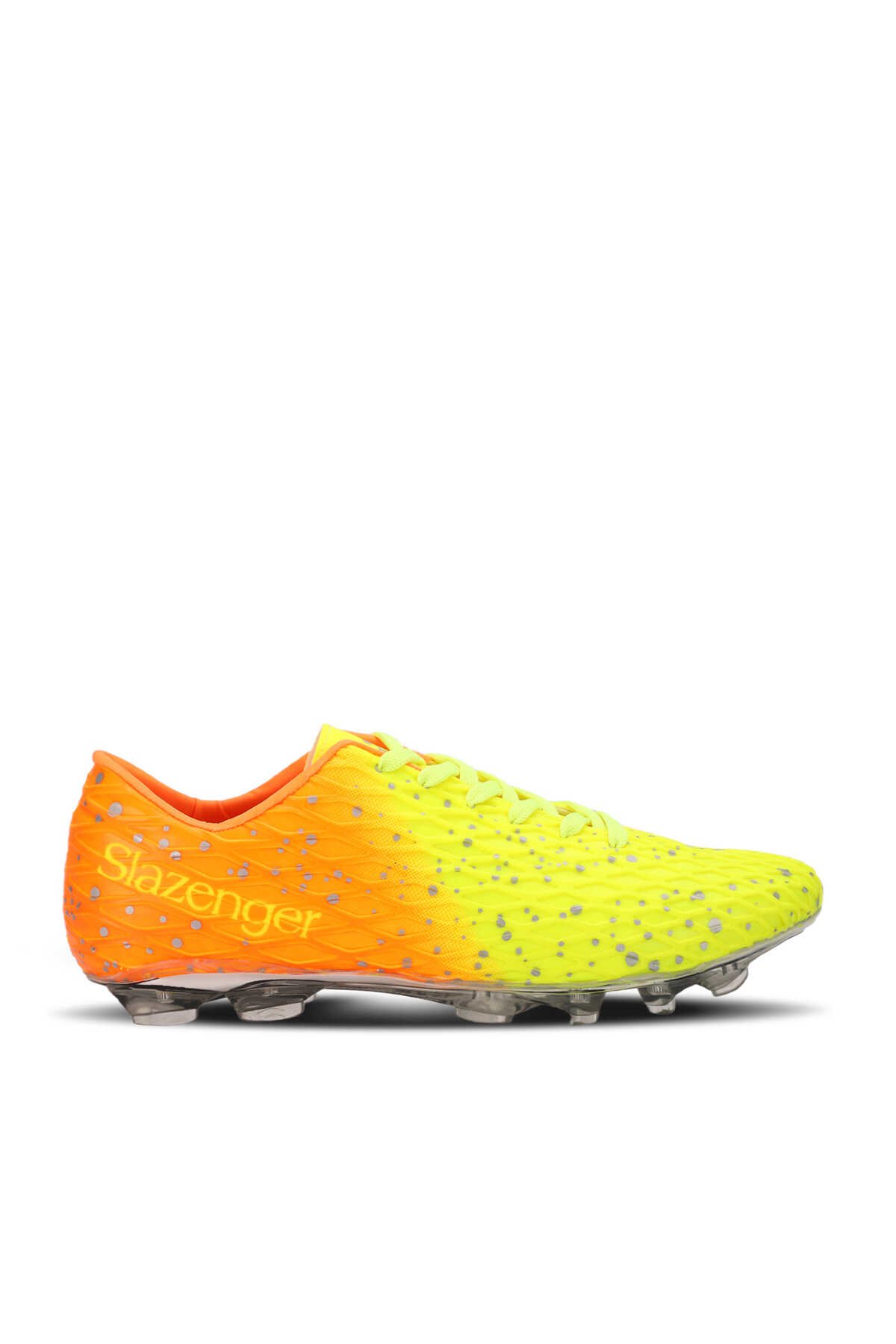 Slazenger - Slazenger HANIA KRP Futbol Erkek Çocuk Krampon Ayakkabı Neon Sarı