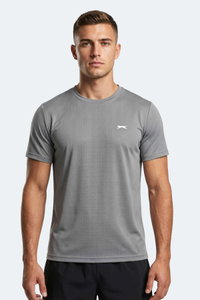 Slazenger - Slazenger HARDFLEX Erkek Gri Tişört