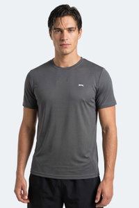 Slazenger - Slazenger HARDFLEX Erkek Koyu Gri Tişört
