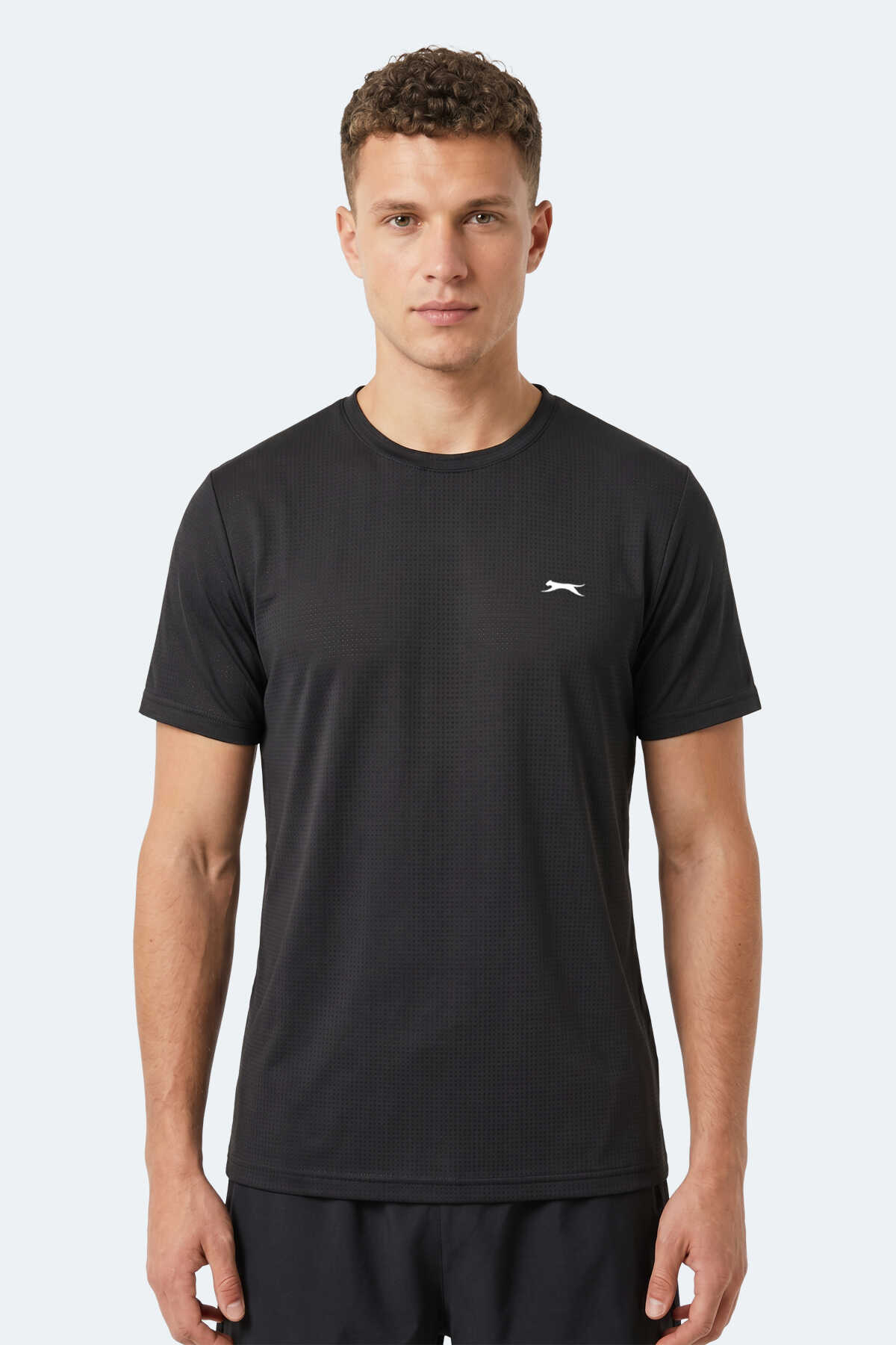 Slazenger - Slazenger HARDFLEX Erkek Siyah Tişört