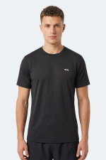 Slazenger - Slazenger HARDFLEX Erkek Siyah Tişört