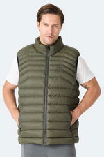 Slazenger - Slazenger HARMONA Erkek Şişme Haki Yelek