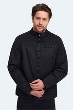 Slazenger - Slazenger HARVEY IN Erkek Siyah Mont & Kaban Slazenger - Slazenger HARVEY IN Erkek Siyah Mont & Kaban