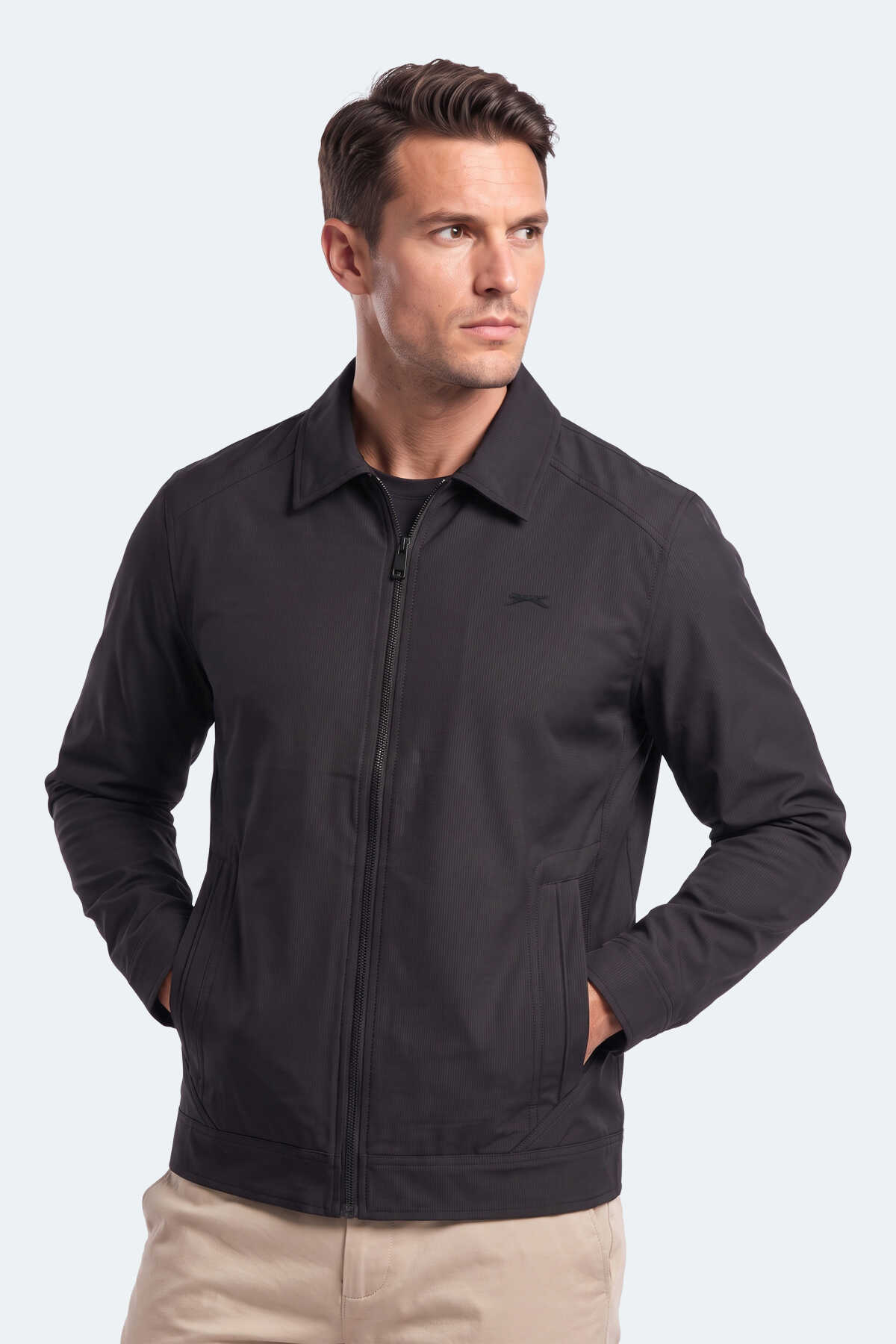 Slazenger HATE Erkek Siyah Mont & Kaban - 4