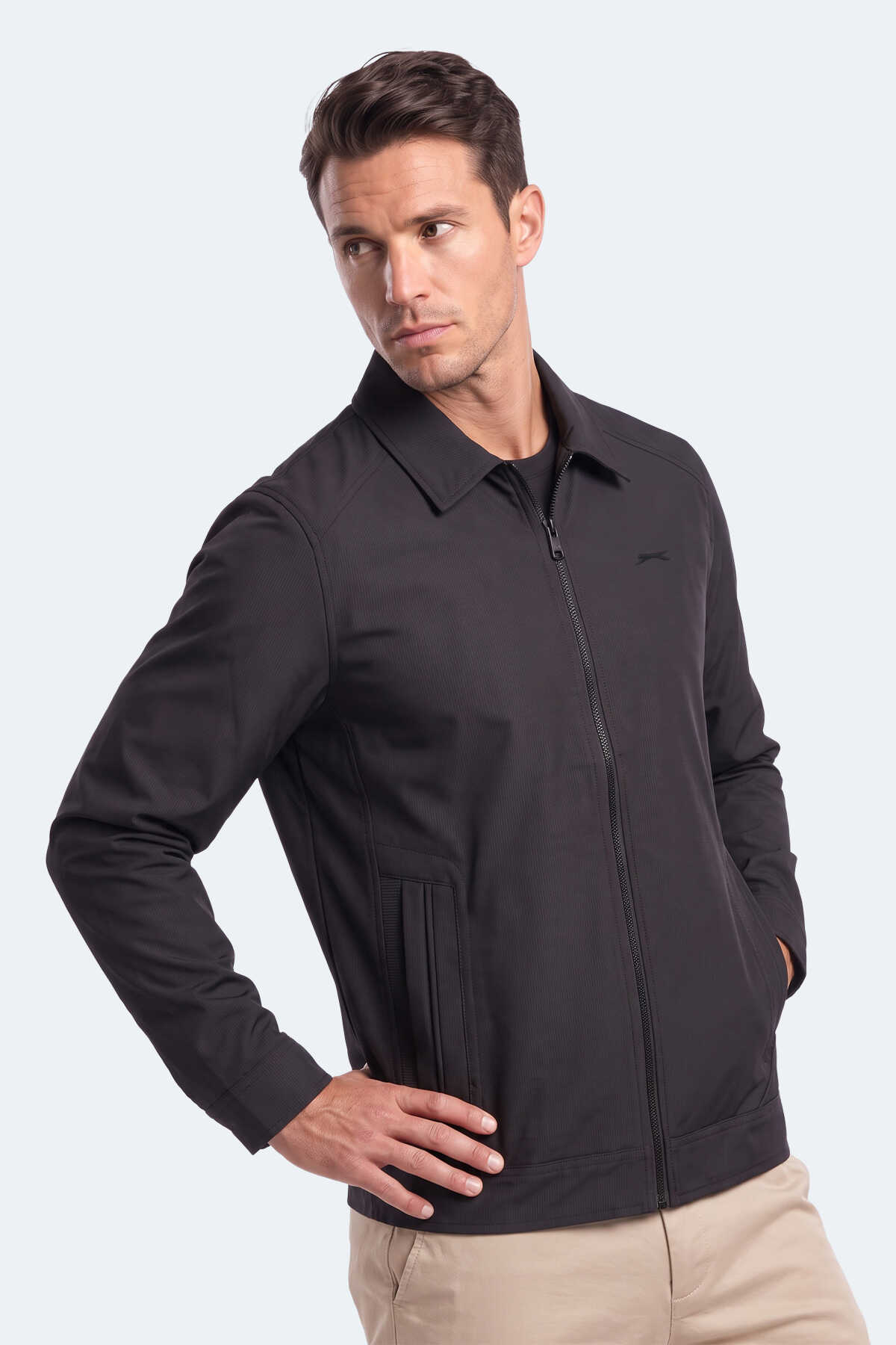Slazenger HATE Erkek Siyah Mont & Kaban - 7