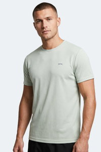Slazenger - Slazenger HAUNTED I Erkek Açık Yeşil Tişört