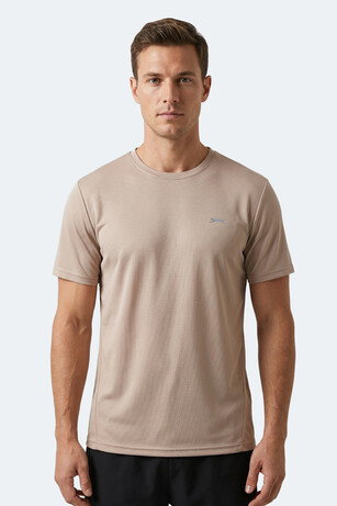 Slazenger HAUNTED I Erkek Bej Tişört