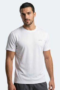 Slazenger - Slazenger HAUNTED I Erkek Beyaz Tişört