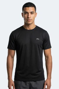 Slazenger - Slazenger HAUNTED I Erkek Siyah Tişört
