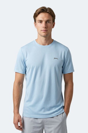 Slazenger HAUNTED I Erkek Turkuaz Tişört
