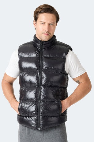 Slazenger HAVARON Erkek Şişme Siyah Yelek 