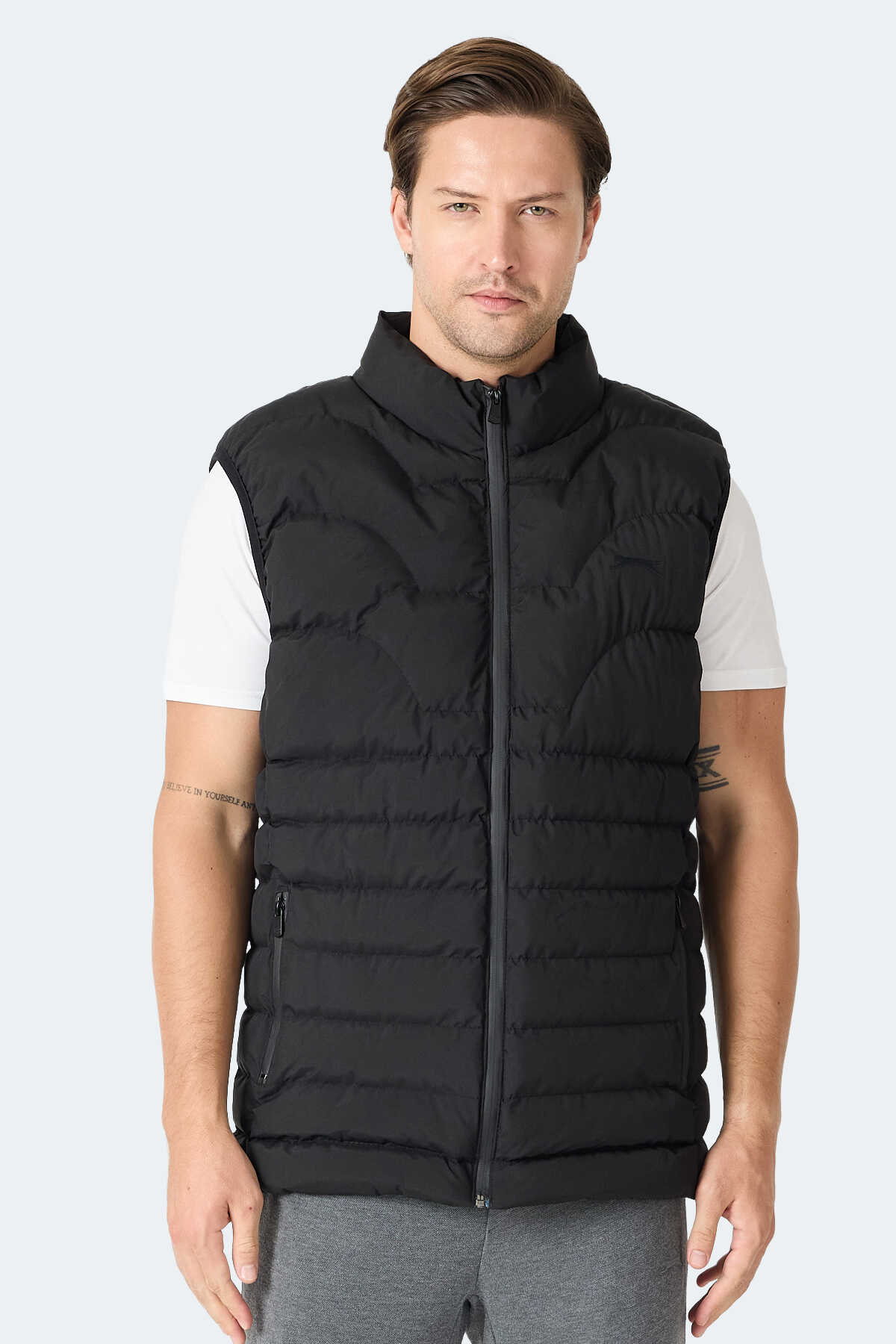 Slazenger - Slazenger HAVONIX Erkek Siyah Yelek