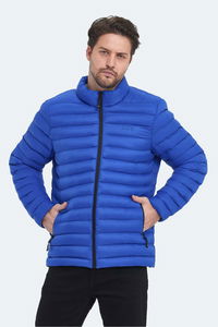 Slazenger - Slazenger HAYDEN IN Erkek Şişme Saks Mavi Mont & Kaban