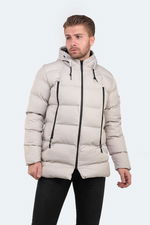 Slazenger - Slazenger HEATH IN Erkek Kapüşonlu Şişme Bej Mont & Kaban Slazenger - Slazenger HEATH IN Erkek Kapüşonlu Şişme Bej Mont & Kaban