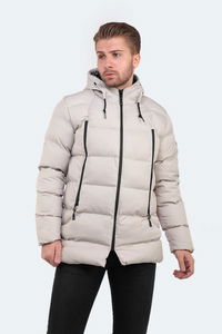 Slazenger - Slazenger HEATH IN Erkek Kapüşonlu Şişme Bej Mont & Kaban Slazenger - Slazenger HEATH IN Erkek Kapüşonlu Şişme Bej Mont & Kaban