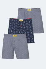 Slazenger - Slazenger HEGEL 3 lü Set Erkek Karışık Boxer