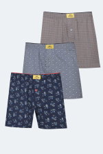 Slazenger - Slazenger HEGEL 3 lü Set Erkek Karışık Boxer