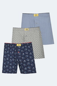 Slazenger - Slazenger HEGEL 3 lü Set Erkek Karışık Boxer