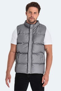 Slazenger - Slazenger HEIDA IN Erkek Şişme Yelek Koyu Gri Yelek Slazenger - Slazenger HEIDA IN Erkek Şişme Yelek Koyu Gri Yelek