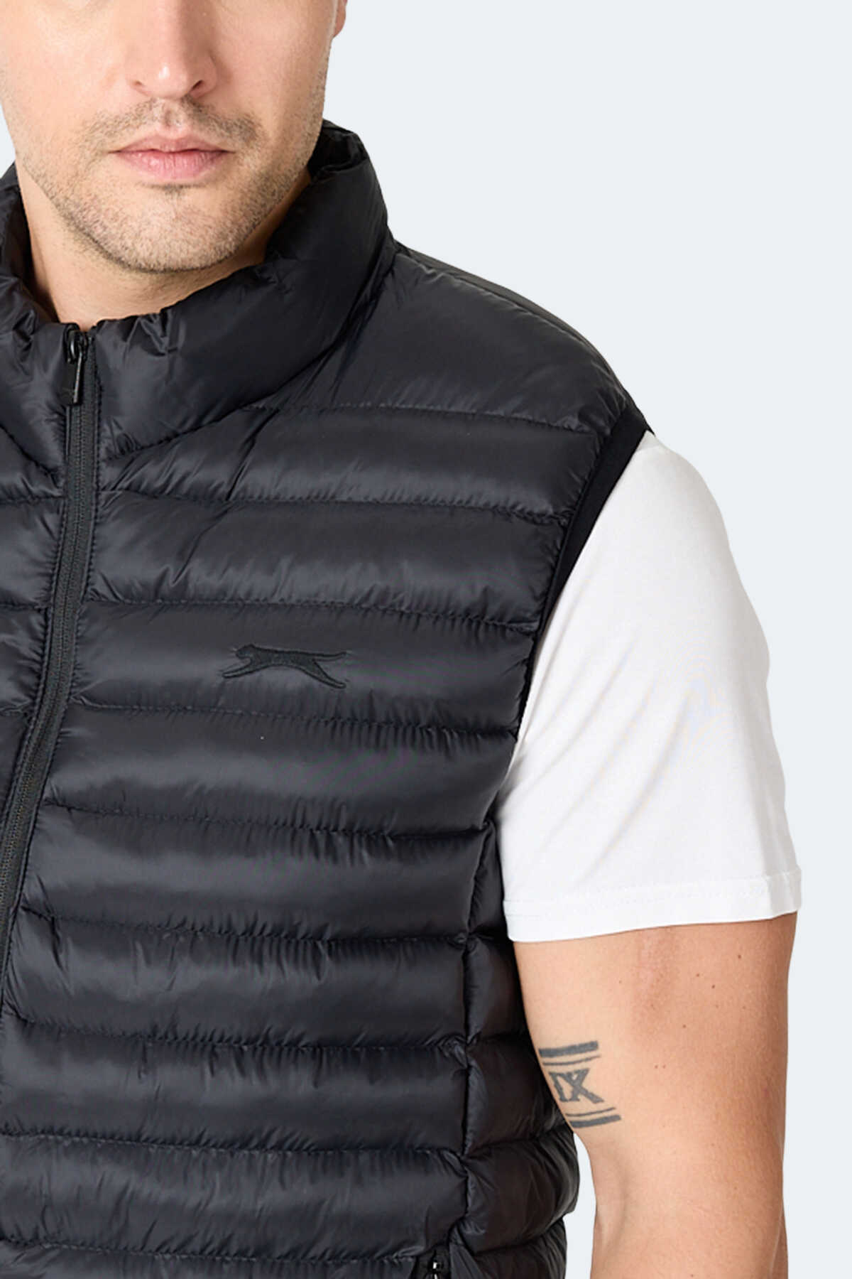 Slazenger HELIX Erkek Fermuar Cepli Siyah Yelek - 2