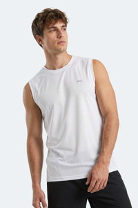 Slazenger - Slazenger HEROFIT Erkek Kolsuz Beyaz Atlet