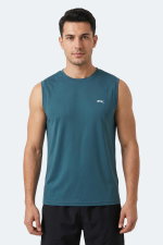 Slazenger - Slazenger HEROFIT Erkek Kolsuz Petrol Atlet