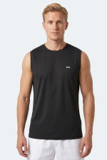 Slazenger - Slazenger HEROFIT Erkek Kolsuz Siyah Atlet