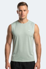 Slazenger - Slazenger HEROFIT Erkek Kolsuz Su Yeşili Atlet