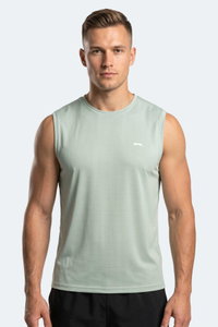 Slazenger - Slazenger HEROFIT Erkek Kolsuz Su Yeşili Atlet