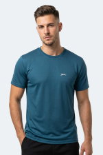 Slazenger - Slazenger HERRERA Erkek Petrol Tişört