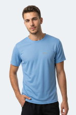 Slazenger - Slazenger HERRERA Erkek Saks Mavi Tişört