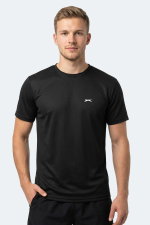 Slazenger - Slazenger HERRERA Erkek Siyah Tişört