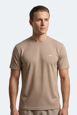 Slazenger - Slazenger HIJACK I Erkek Vizon Tişört