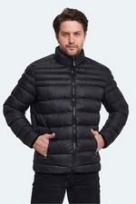 Slazenger - Slazenger HORIZON I Erkek Şişme Siyah Mont & Kaban