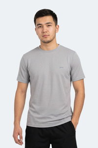 Slazenger - Slazenger HUGGER Erkek Gri Tişört
