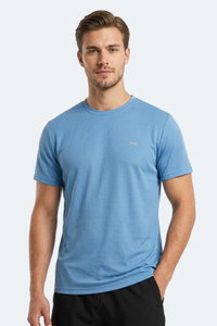 Slazenger - Slazenger HUGGER Erkek Mavi Tişört