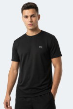 Slazenger - Slazenger HUGGER Erkek Siyah Tişört