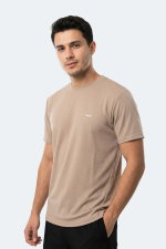 Slazenger - Slazenger HUGGER Erkek Vizon Tişört