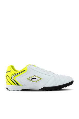Slazenger HUGO HS Erkek Çocuk Halı Saha Beyaz / Sarı Futbol Ayakkabısı