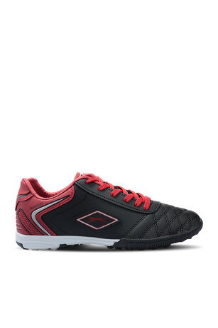 Slazenger HUGO HS Erkek Çocuk Halı Saha Siyah / Kırmızı Futbol Ayakkabısı