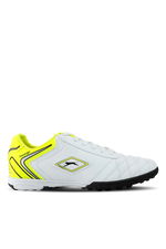 Slazenger - Slazenger HUGO HS Erkek Halı Saha Beyaz / Sarı Futbol Ayakkabısı Slazenger - Slazenger HUGO HS Erkek Halı Saha Beyaz / Sarı Futbol Ayakkabısı