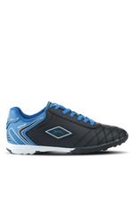 Slazenger - Slazenger HUGO HS Erkek Halı Saha Siyah / Mavi Futbol Ayakkabısı Slazenger - Slazenger HUGO HS Erkek Halı Saha Siyah / Mavi Futbol Ayakkabısı