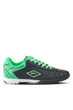 Slazenger - Slazenger HUGO HS Erkek Halı Saha Siyah / Yeşil Futbol Ayakkabısı Slazenger - Slazenger HUGO HS Erkek Halı Saha Siyah / Yeşil Futbol Ayakkabısı