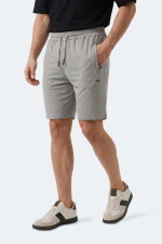 Slazenger - Slazenger HYPERBOLT I Erkek Cepli Fıtness Gümüş Şort