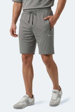 Slazenger - Slazenger HYPERBOLT I Erkek Cepli Fıtness Koyu Gri Şort