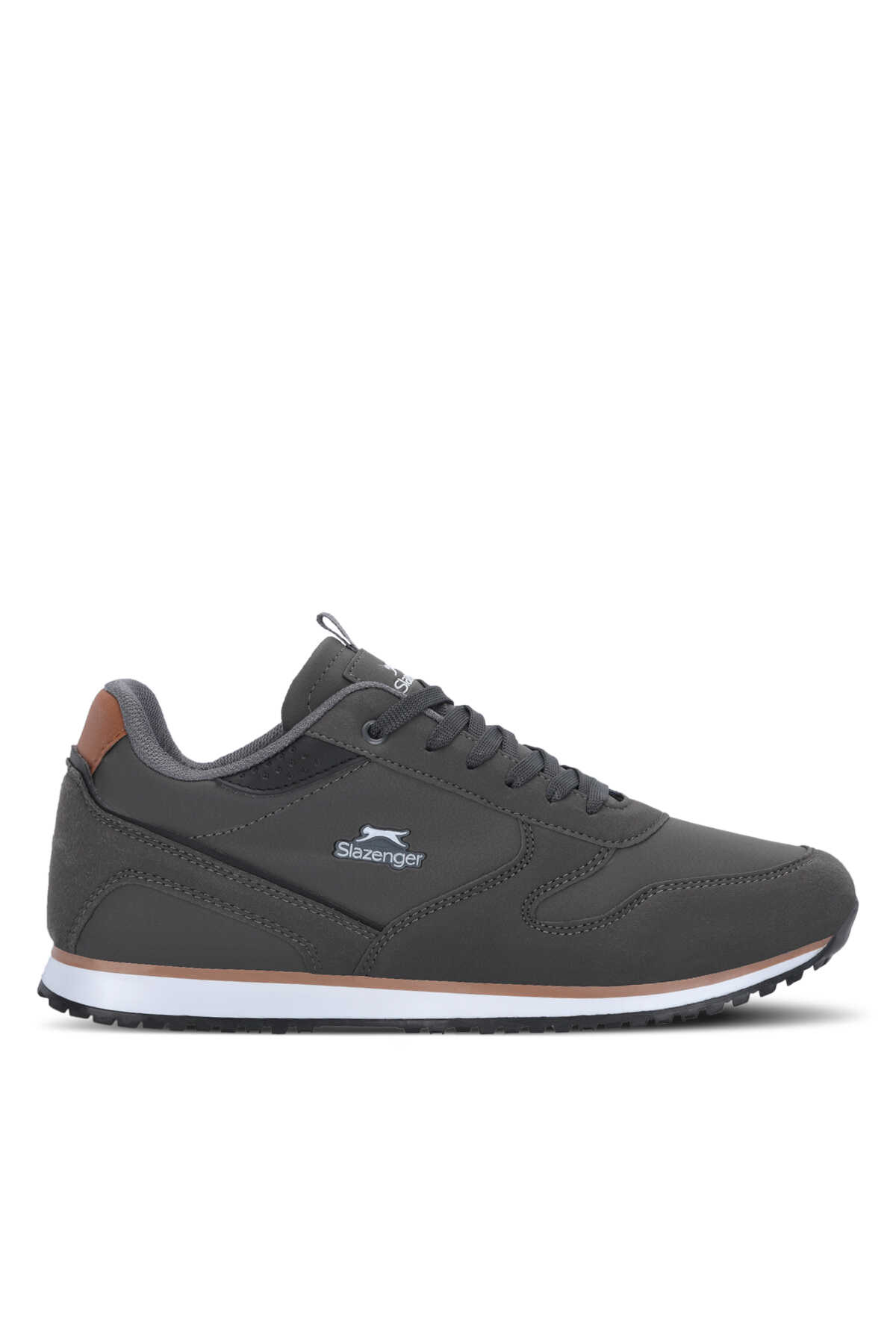 Slazenger - Slazenger ICORE I Erkek Koyu Gri Günlük Spor Ayakkabısı
