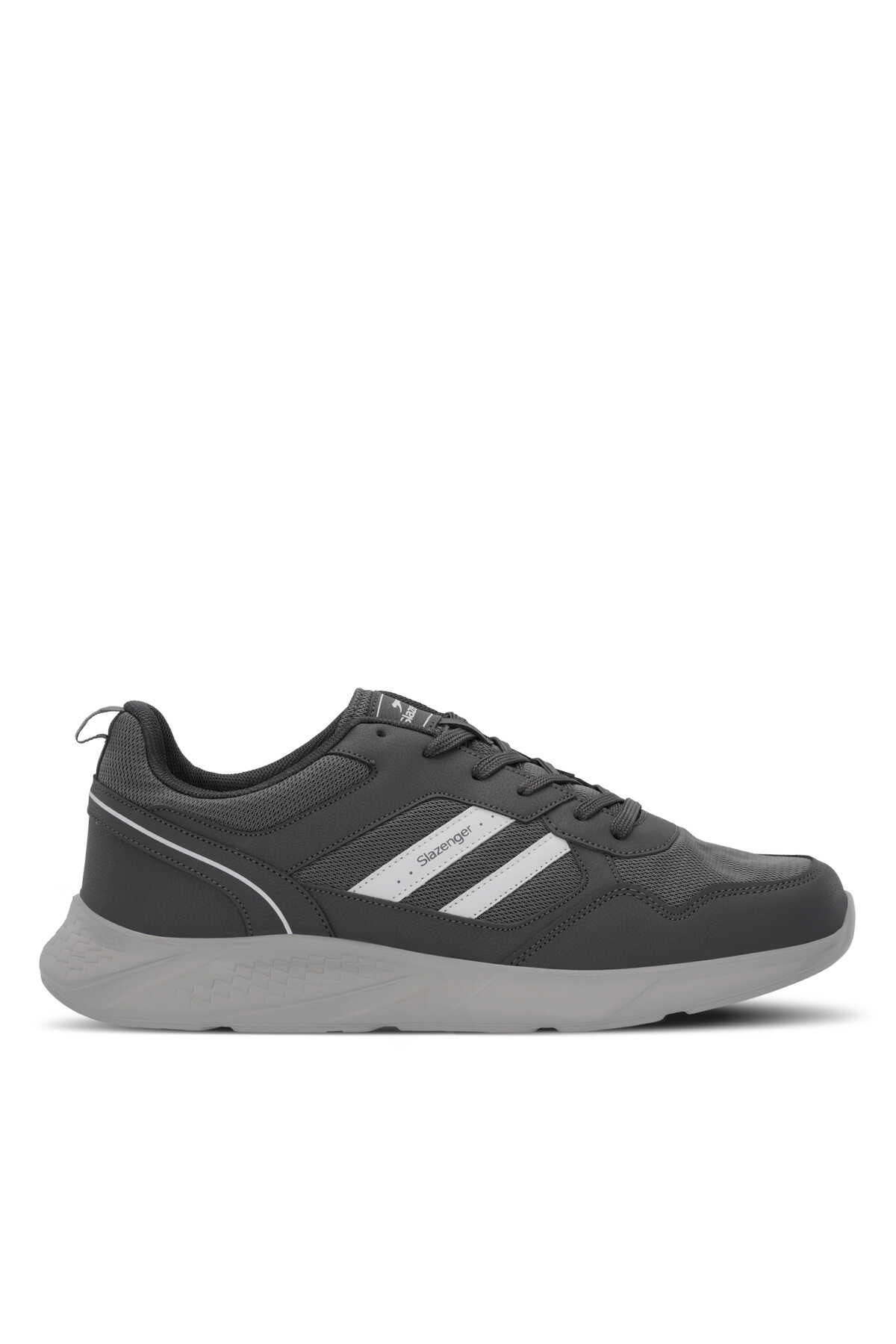 Slazenger - Slazenger IDEAL I Erkek Koşu & Yürüyüş Ayakkabı Koyu Gri / Beyaz